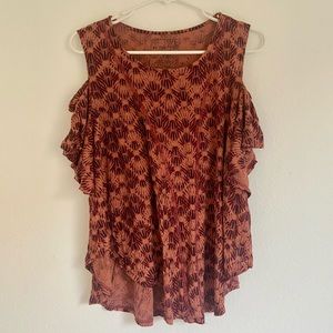 Free people cold shoulder blouse